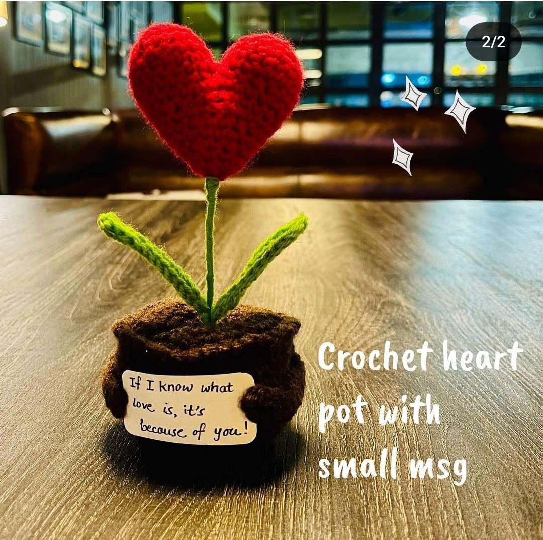 Note Heart pot - Image 1