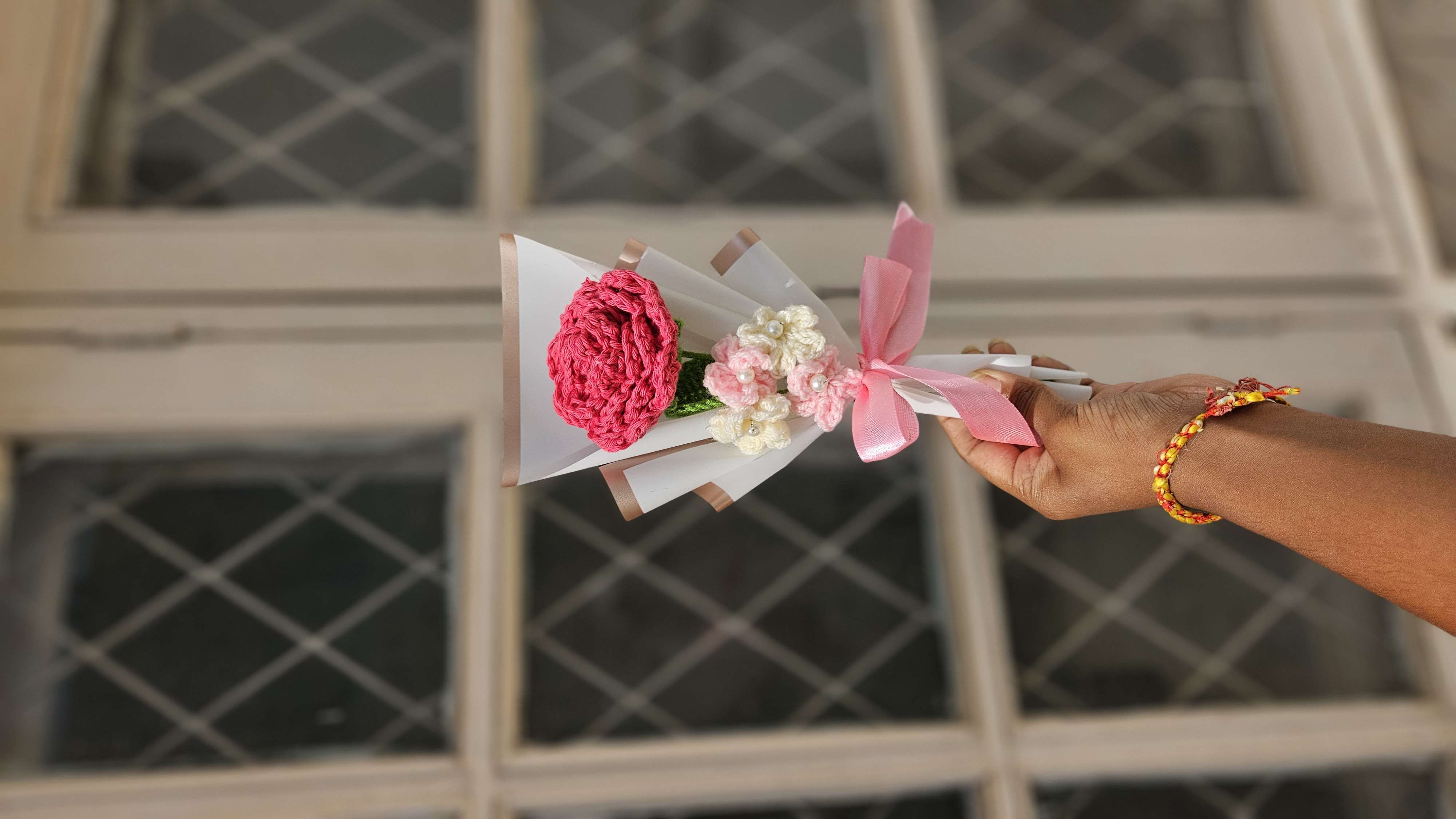 Rosey bouquet (pink) - Image 1