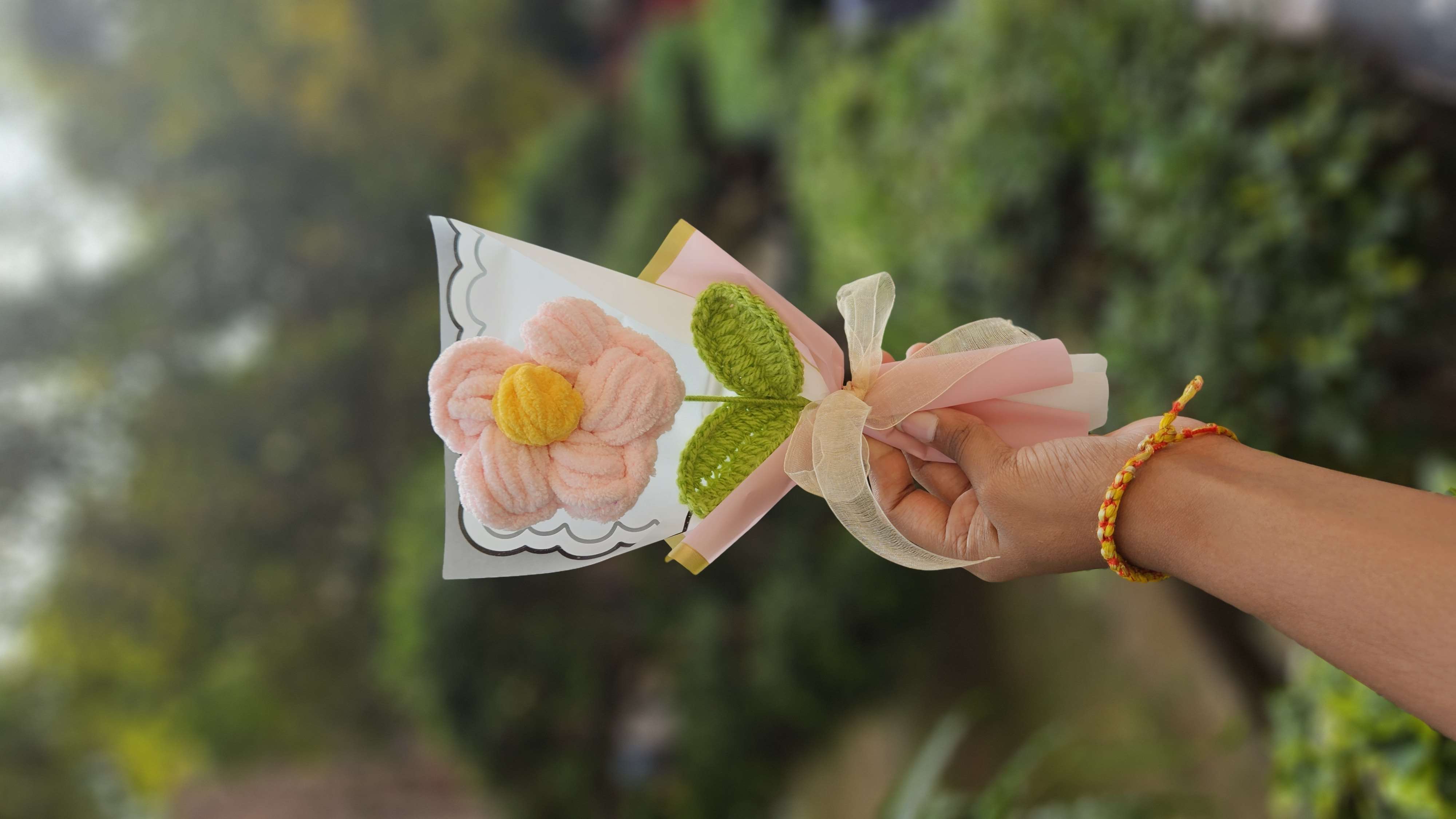 Puff flower bouquet - Image 1