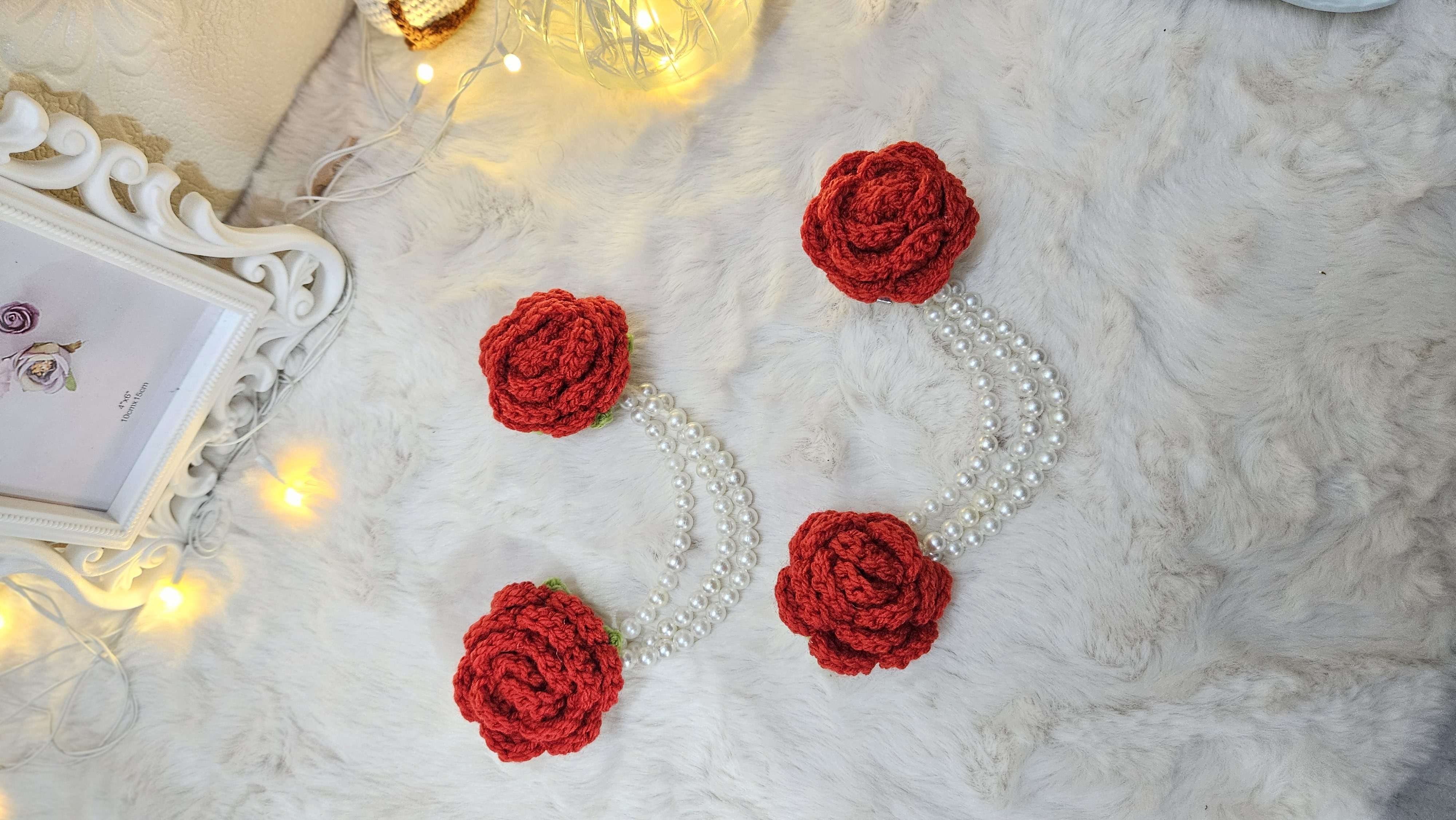 Rose pearl hanging - Thumbnail 2